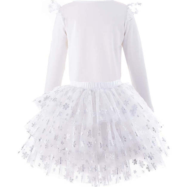 Snowflake Tutu & Top Set, Ivory - Mixed Apparel Set - 2