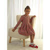 Tartan Jersey Dress, Red - Dresses - 3 - thumbnail