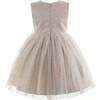 Sparkle Star Tulle Dress, Gold - Dresses - 2 - thumbnail