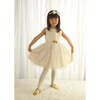 Sparkle Star Tulle Dress, Gold - Dresses - 3 - thumbnail
