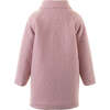 Bow Boucle Coat, Pink - Coats - 2 - thumbnail