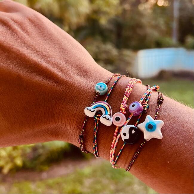 Women's Ruthie Rainbow Evil Eye Bracelet - Bracelets - 2