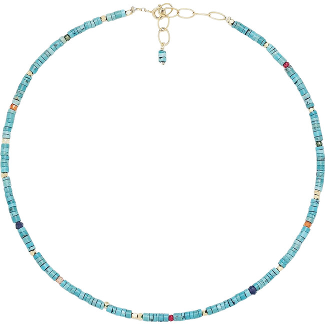 Women's Turquoise Beaded Necklace