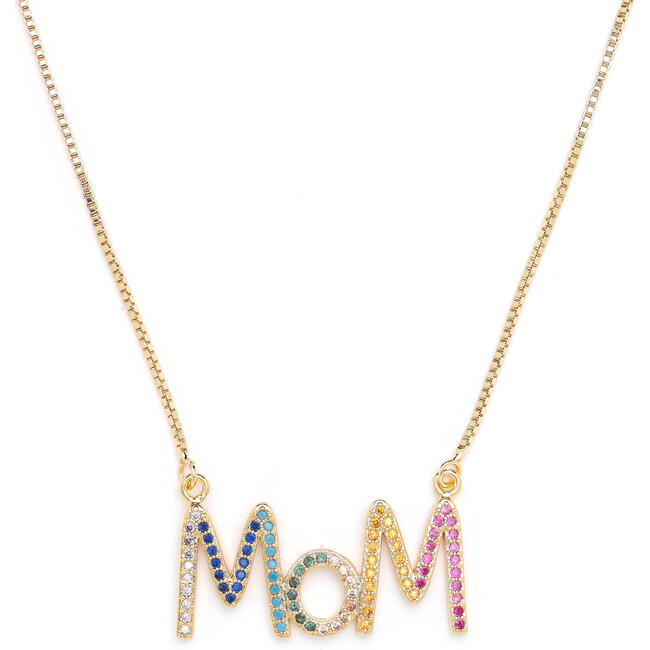 Rainbow Mom Necklace