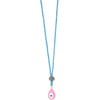 Kids Carnival Evil Eye Teardrop Necklace 15-20" - Necklaces - 2 - thumbnail