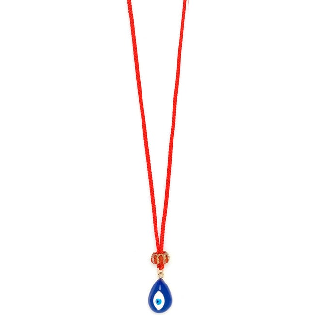 Kids Carnival Evil Eye Teardrop Necklace 15-20" - Necklaces - 3