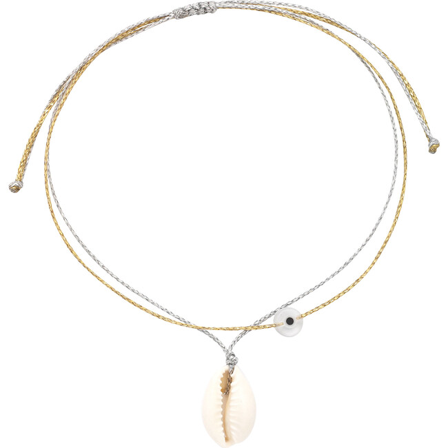 Women's Evil Eye Cowrie Shell Anklet