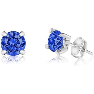 Crystal September Birthstone Screwback Stud Earring