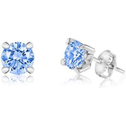 Crystal December Birthstone Screwback Stud Earring
