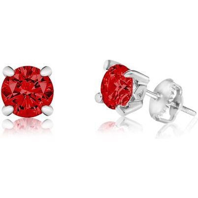 Crystal January Birthstone Screwback Stud Earring