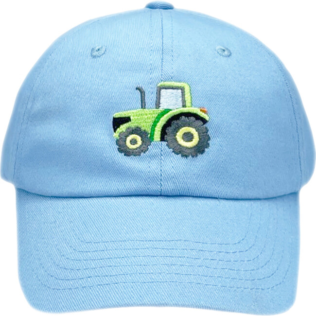 Tractor Baseball Hat, Blue - Hats - 1