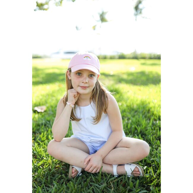 Pink Hearts Bracelet Set of 3, Pink/White/Magenta - Bracelets - 2