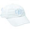 Customizable Bow Baseball Hat, White - Hats - 1 - thumbnail