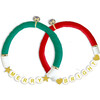 Merry & Bright Bracelets, Red & Green - Bracelets - 1 - thumbnail