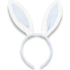 Seersucker Bunny Ears, Blue - Headbands - 1 - thumbnail