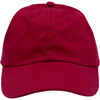 Customizable Baseball Hat, Ruby Red - Hats - 2 - thumbnail