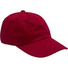 Customizable Baseball Hat, Ruby Red - Hats - 5 - thumbnail