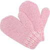 Knit Mittens, Pink - Gloves - 1 - thumbnail