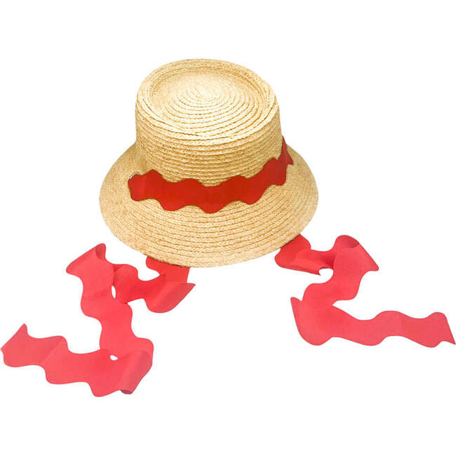 Girl's Harbor Hat, Red