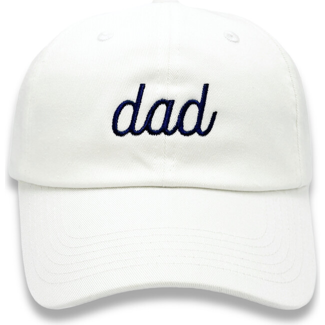 Dad Baseball Hat, White