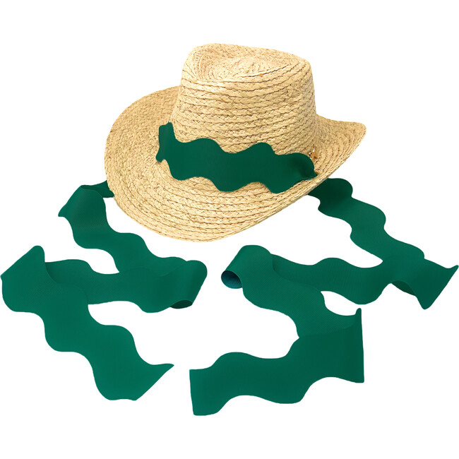 Coastal Cowgirl Hat, Green - Hats - 1