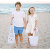 Seersucker Easter Bunny Bucket, Blue - Easter Baskets - 5
