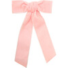 Velvet Long-Tailed Bow Barrette, Ballet Pink - Bows - 1 - thumbnail
