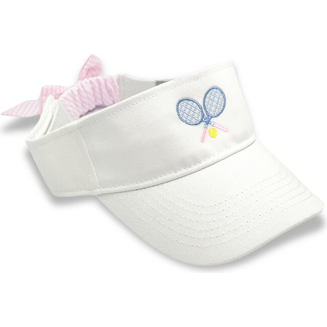 Tennis Bow Visor, White