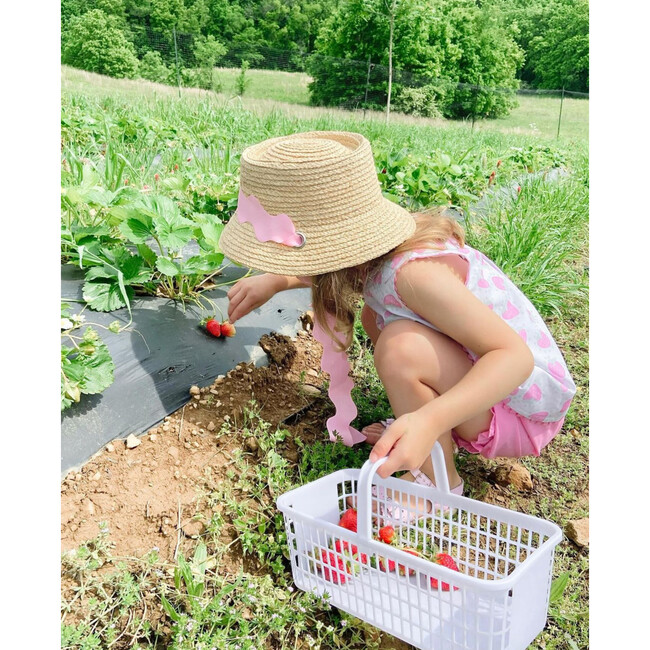 Girl's Harbor Hat, Red - Hats - 4