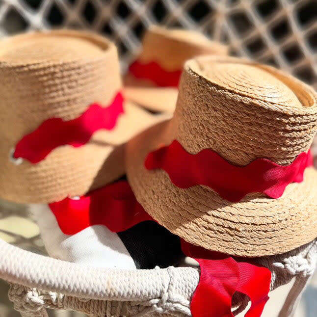 Scalloped Ribbon Set, Americana - Sun Hats - 2