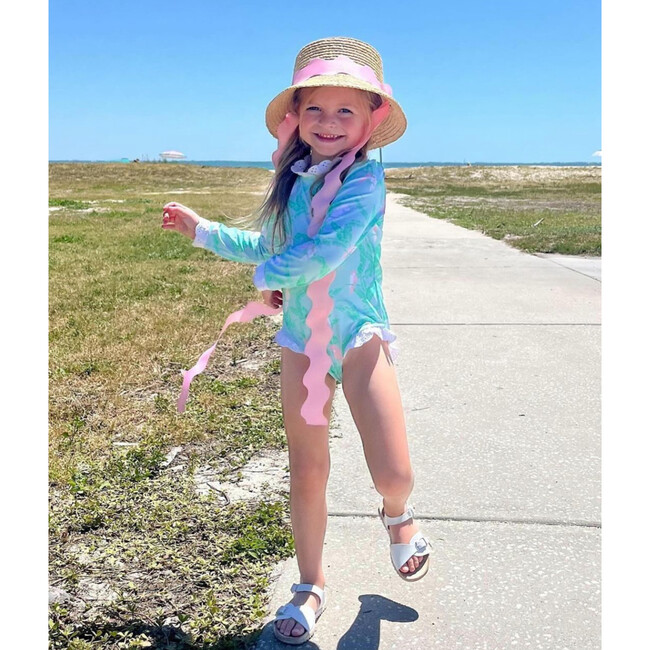 Girl's Harbor Hat, Red - Hats - 5