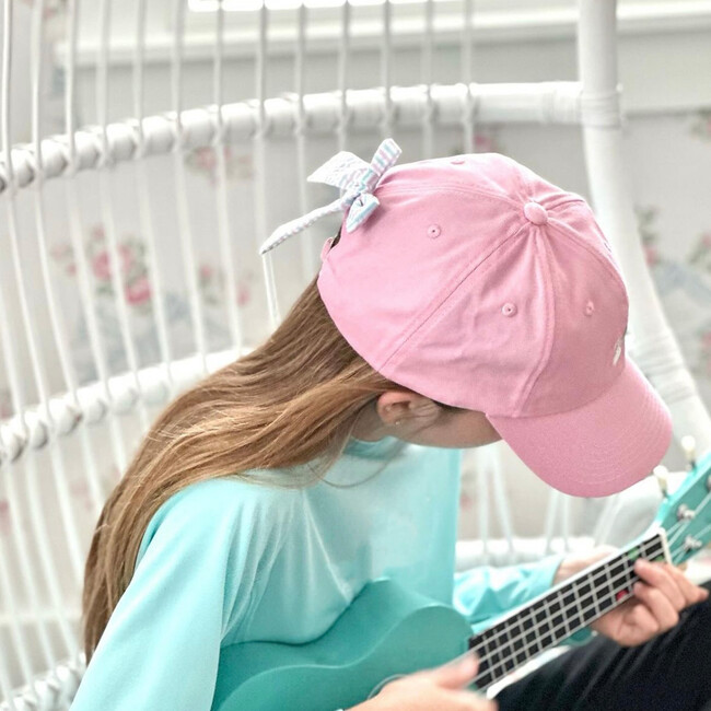 Rainbow Sparkle Bow Baseball Hat - Hats - 2