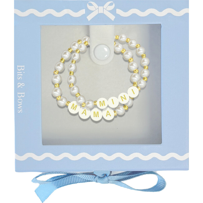 Mama & Mini Bracelet Gift Set, Pearl