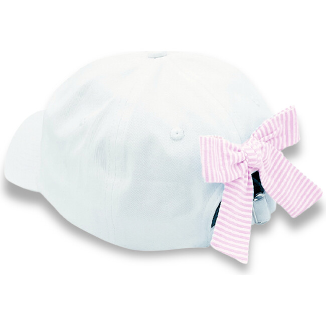 MINI Bow Baseball Hat, White - Hats - 2