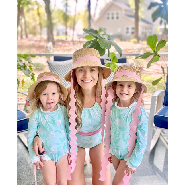 Girl's Harbor Hat, Red - Hats - 7