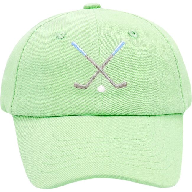 Golf Clubs Baseball Hat, Green - Hats - 1