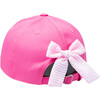 Dolphin Daydream Bow Baseball Hat, Pink - Hats - 2