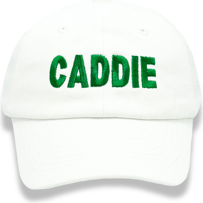 CADDIE Golf Baseball Hat, White