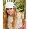 Customizable Seersucker Bow Baseball Hat, Blue/Pink/Aqua - Hats - 2