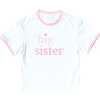 Big Sister Crewneck T-Shirt, Pink - Apparel - 1 - thumbnail