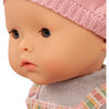 Gotz Maxy Aquini “Baby Beach Vibes” 16.5" All-Vinyl Bathing Baby Doll with Brown Sleeping Eyes, Striped Dress, Sun Hat, Towel & Ice‑Cream Water Toy – Ages 3+ - Dolls - 3