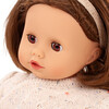 Gotz Muffin “Cozy Knits” Baby Doll – 13" Soft‑Body Doll with Brown Sleeping Eyes, Shoulder‑Length Hair, Beige Knit Romper, Headband & Pacifier – Ages 3+ - Dolls - 3