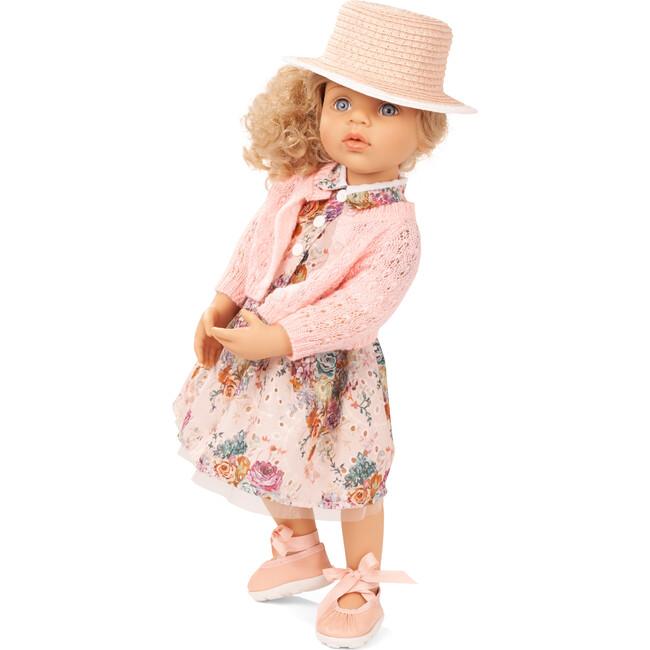 Gotz Happy Kidz Greta  19.5" Posable Doll with Full Garments & Accessories - Long Blonde Hair to Wash & Style with Beautiful Stone Grey Blue Eyes - Dolls - 2