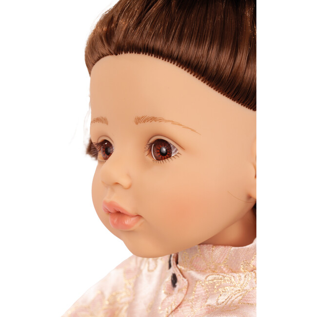 Gotz Happy Kidz Greta 75th Anniversary Jubilee  19.5" Posable Doll with Full Garments & Accessories - Long Brown Hair to Wash & Style with Beautiful Brown Eyes - Dolls - 2