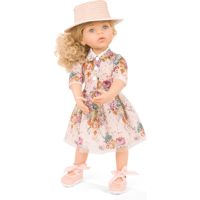 Gotz Happy Kidz Greta  19.5" Posable Doll with Full Garments & Accessories - Long Blonde Hair to Wash & Style with Beautiful Stone Grey Blue Eyes - Dolls - 4