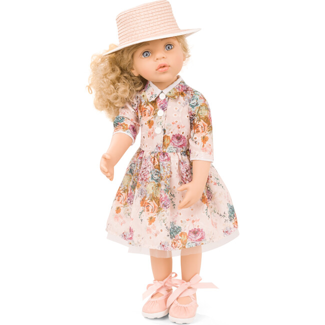 Gotz Happy Kidz Greta  19.5" Posable Doll with Full Garments & Accessories - Long Blonde Hair to Wash & Style with Beautiful Stone Grey Blue Eyes - Dolls - 5