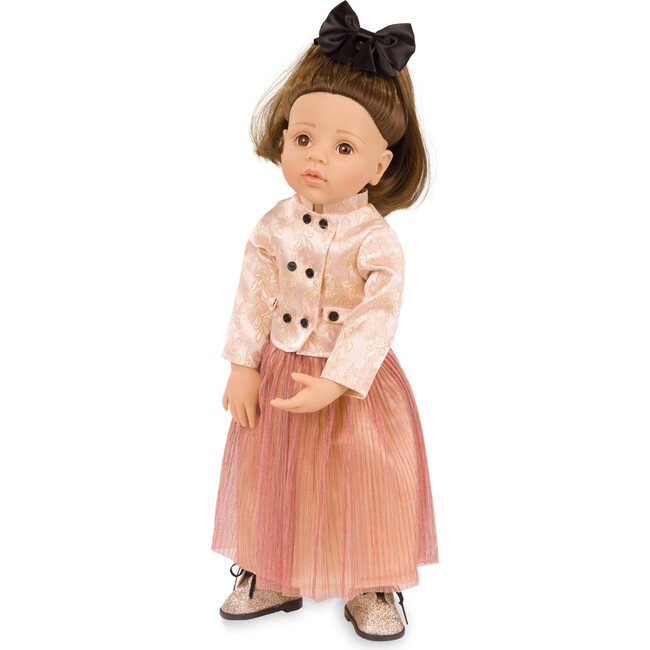 Gotz Happy Kidz Greta 75th Anniversary Jubilee  19.5" Posable Doll with Full Garments & Accessories - Long Brown Hair to Wash & Style with Beautiful Brown Eyes - Dolls - 7