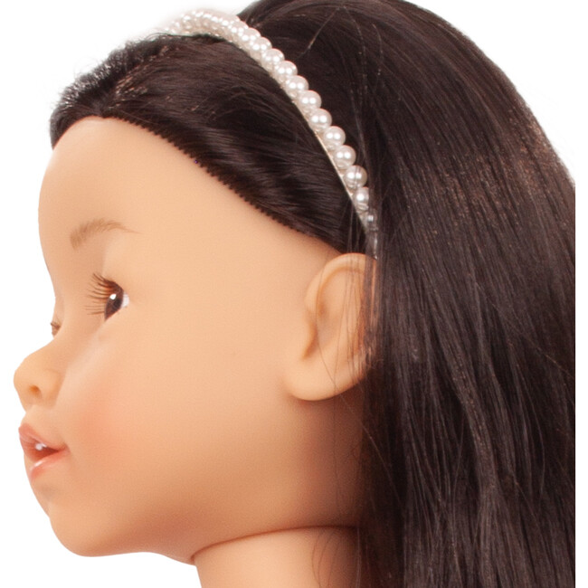 Gotz Little Kidz “Marianne Jubilee” 14" Standing Doll – 9‑Joint Vinyl Body, Washable Brown Hair, Pink Dress with Black Bow & Patent Boots – Collector’s Special for Ages 3+ - Dolls - 5