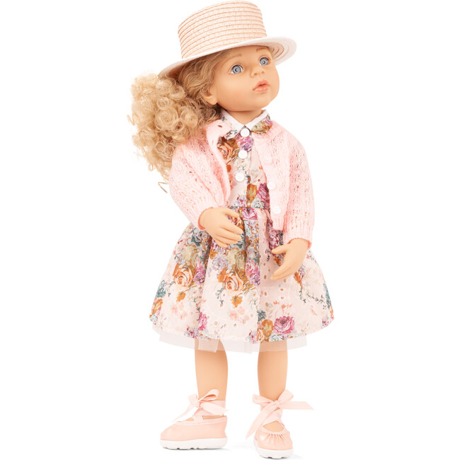 Gotz Happy Kidz Greta  19.5" Posable Doll with Full Garments & Accessories - Long Blonde Hair to Wash & Style with Beautiful Stone Grey Blue Eyes - Dolls - 8