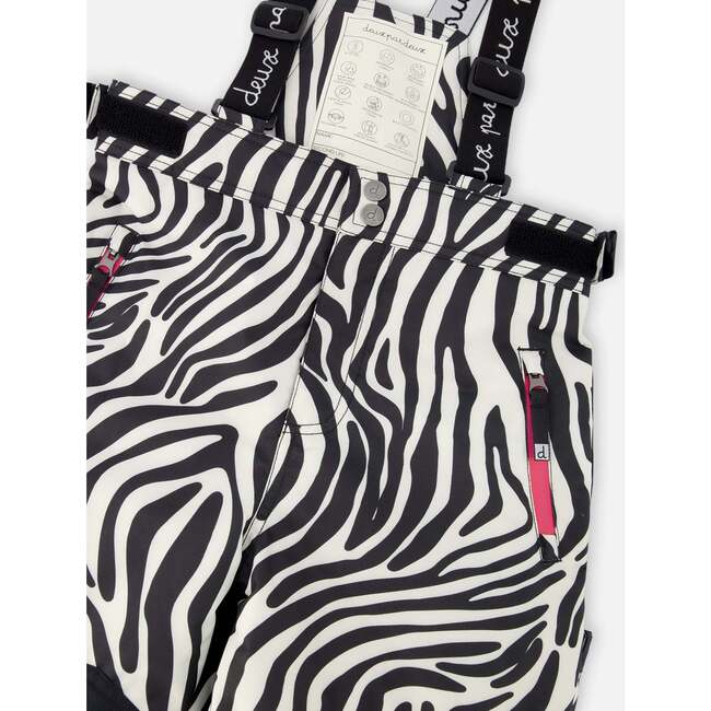 Two-Piece Teknik Snowsuit, Zebra Print - Snowsuits - 6